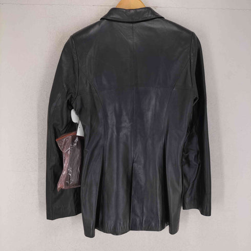 V.O.M lamb leather 比翼レザーコート レディース