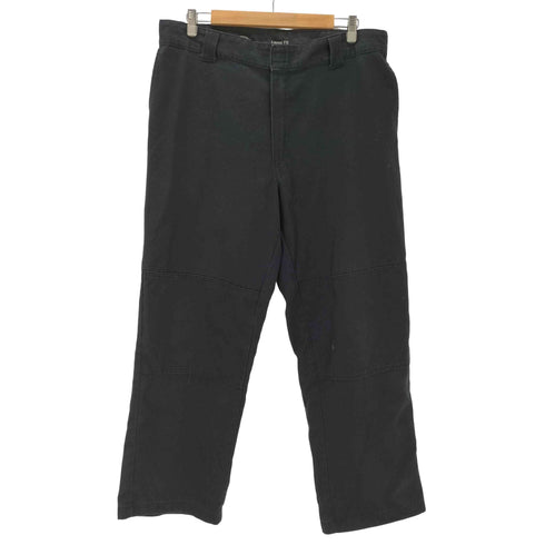 ディッキーズ Dickies FLEX Loose Fit DOUBLE KNEE WORK PANTS ルーズ フィット ワイド ペインター ダブルニー ワーク パンツ ブラック メンズ 38×32
