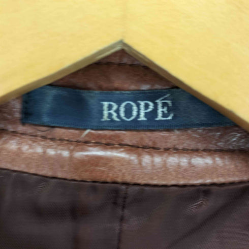 ロペ ROPE レザーライダースジャケット レディース