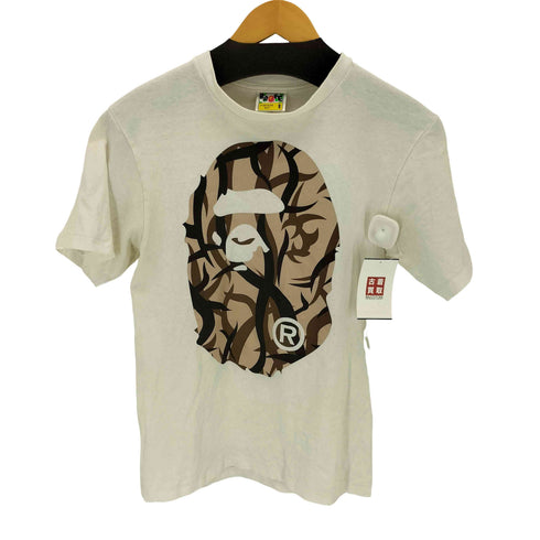 アベイシングエイプ A BATHING APE Camo Big Head Tシャツ メンズ S