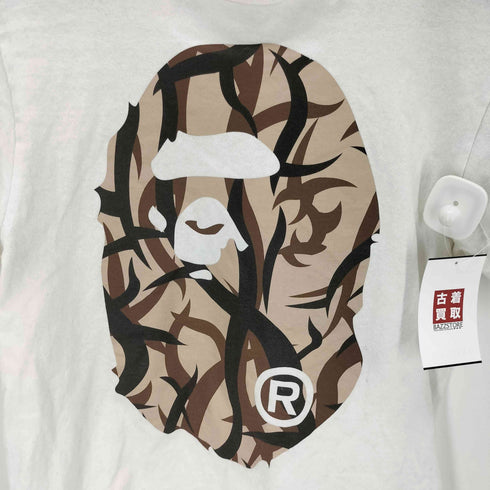 アベイシングエイプ A BATHING APE Camo Big Head Tシャツ メンズ S