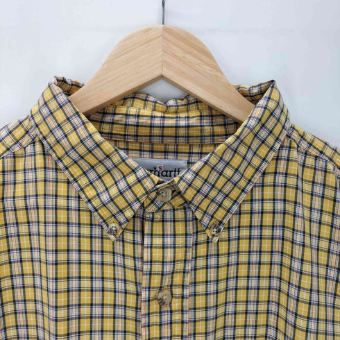 カーハート Carhartt 00S コットン ボタンダウン チェック柄 S/S シャツ メンズ 2XL TALL