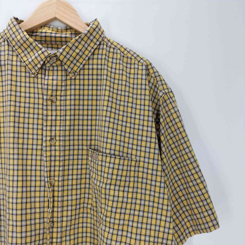 カーハート Carhartt 00S コットン ボタンダウン チェック柄 S/S シャツ メンズ 2XL TALL