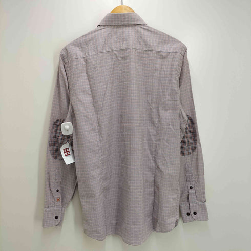 ハケットロンドン hackett london THOMAS MASON J-Fit エルボーパッチ グラフチェック ドレスシャツ メンズ import:XL