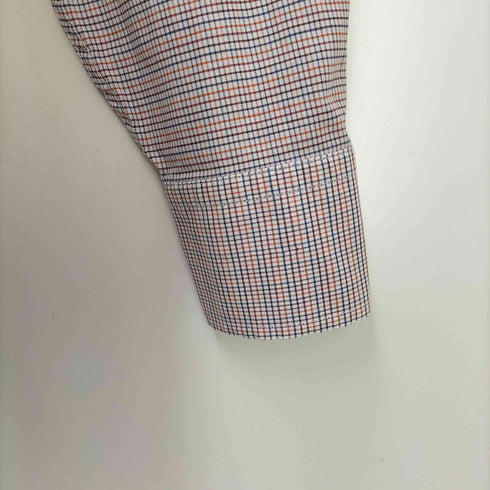 ハケットロンドン hackett london THOMAS MASON J-Fit エルボーパッチ グラフチェック ドレスシャツ メンズ import:XL