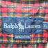 ラルフローレン RALPH LAUREN 90S ポニー 刺繍 外付けタグ コットン タータン チェック ボタンダウン L/S シャツ メンズ import:XL