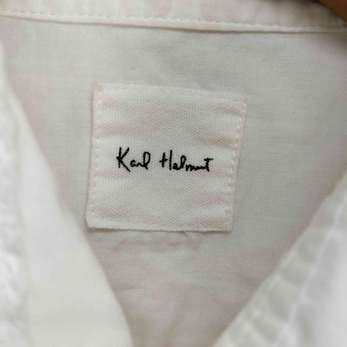 カールヘルム Karl Helmut コットン フロントフリル ブラウス レディース