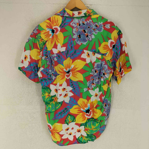 Lizwear レーヨン100% ボタニカル アロハシャツ メンズ JPN:M
