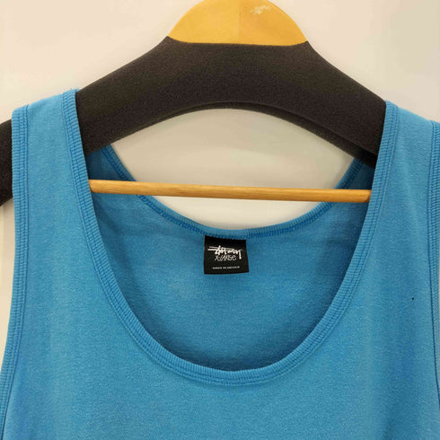 ステューシー Stussy 00S OLD メキシコ製 N°4 ロゴ プリント タンクトップ ノースリーブ メンズ import:XL