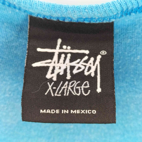 ステューシー Stussy 00S OLD メキシコ製 N°4 ロゴ プリント タンクトップ ノースリーブ メンズ import:XL