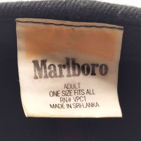 マルボロ Marlboro 90-00S OLD 企業 ロゴ シガレット 刺繍 ウール アクリル 6パネル キャップ メンズ ONE SIZE