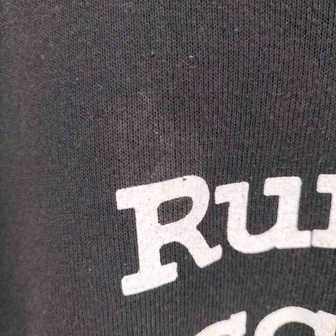 フルーツオブザルーム FRUIT OF THE LOOM 90S USA製 Runs with scissors フロントプリント スウェット メンズ XL