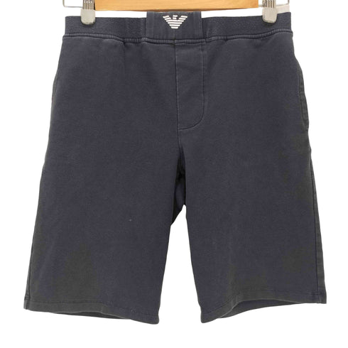 エンポリオアルマーニ EMPORIO ARMANI フロントイーグルロゴ スウェットショートパンツ レディース 12A