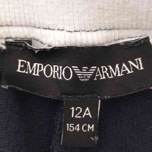 エンポリオアルマーニ EMPORIO ARMANI フロントイーグルロゴ スウェットショートパンツ レディース 12A