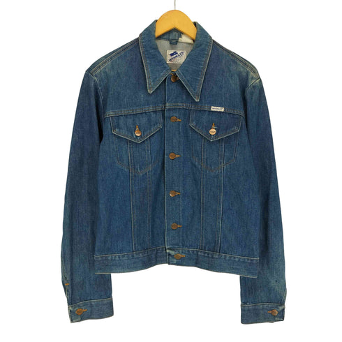 ラングラー Wrangler 70-80s NO-FAULT DENIMS フラッグ白タグ デニムジャケット メンズ
