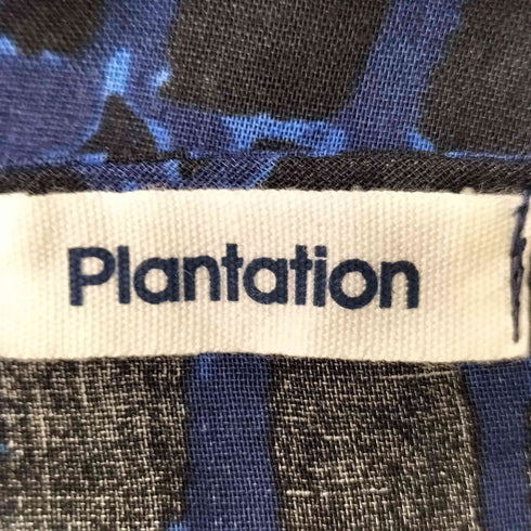 プランテーション Plantation 総柄 シアー ワンピース レディース JPN:M