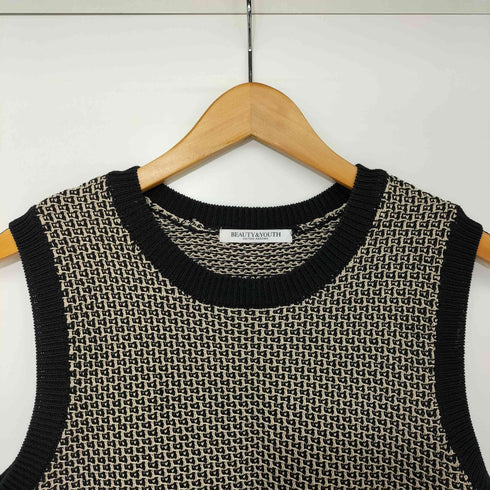 ビューティーアンドユースユナイテッドアローズ BEAUTY & YOUTH UNITED ARROWS ジャカードノースリーブニット レディース