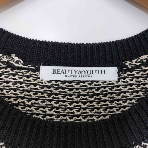 ビューティーアンドユースユナイテッドアローズ BEAUTY & YOUTH UNITED ARROWS ジャカードノースリーブニット レディース