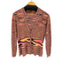 ミッソーニ MISSONI ストライプ 半袖ニット カーディガン アンサンブル レディース