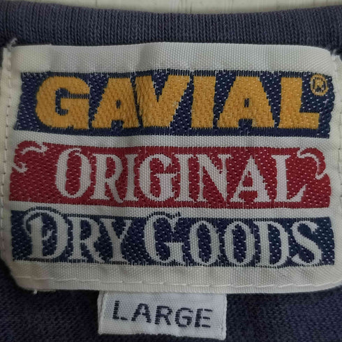 GAVIAL ORIGINAL DRY GOODS ロゴ刺繍 ボーダー タンクトップ レディース import:L