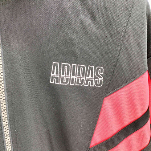 アディダス adidas 80-90S デサント製 ワンポイント刺繍 ゴールドジップ トラックジャケット メンズ JPN:0