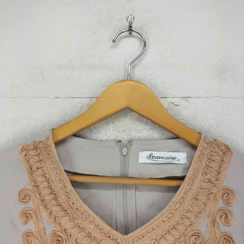 Francaise ロープ刺繍 ワンピース レディース JPN:L