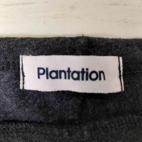 プランテーション Plantation プリーツ ドッキング Uネック カットソー レディース JPN:M