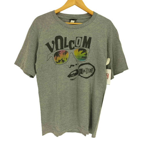 ヴォルコム VOLCOM 90-2000s サングラス ロゴプリント クルーネックTシャツ メンズ