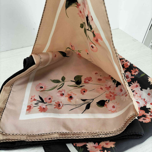 マックスマーラ MAX MARA 大判 花柄スカーフ レディース