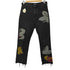 デシグアル Desigual キャラクターペイント クロップド ストレートジーンズ レディース US:28-29