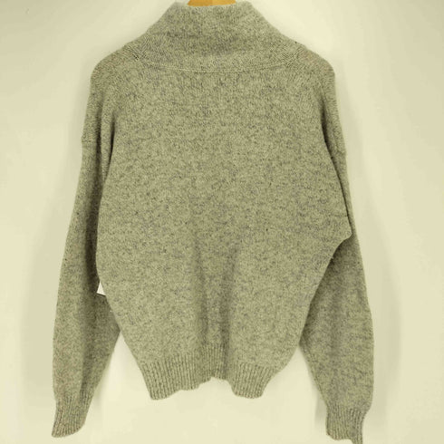 エディーバウアー Eddie Bauer 80-90S USA製 黒タグ ウールナイロン ショールカラーニット メンズ import:L