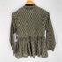 Maison de soil Flower block print gathered cache coeur blouse レディース 2