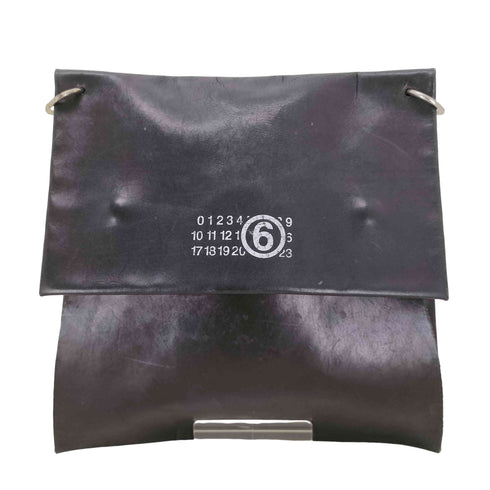 エムエムシックスメゾンマルジェラ MM6 Maison Margiela ナンバリングロゴ レザーバッグ レディース