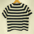 extreme cashmere カシミヤ混 ボーダー 半袖ニット レディース ONE SIZE