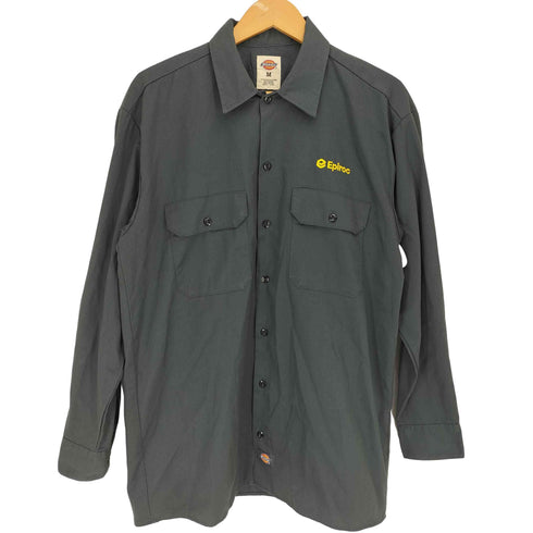 ディッキーズ Dickies メキシコ製 企業ロゴ ワークシャツ メンズ import:M