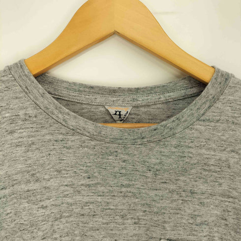 フィルメランジェ FilMelange 霜降り ポケット クルーネックTシャツ メンズ