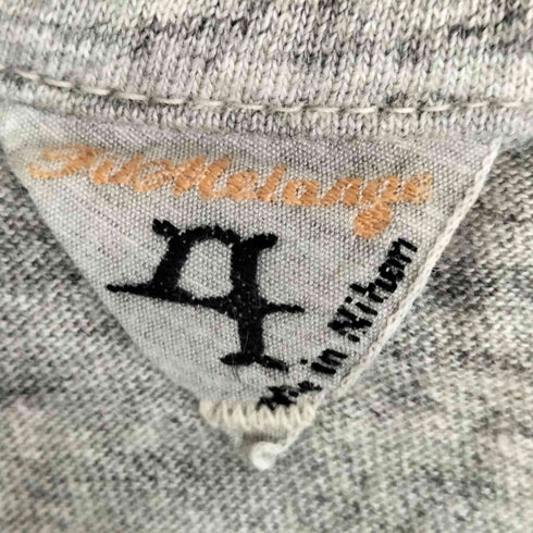 フィルメランジェ FilMelange 霜降り ポケット クルーネックTシャツ メンズ