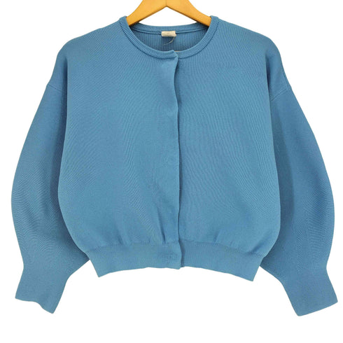 ドットアンドストライプスチャイルドウーマン Dot&Stripes CHILD WOMAN AMOSSA ミラノ リブパフスリーブ カーディガン レディース FREE