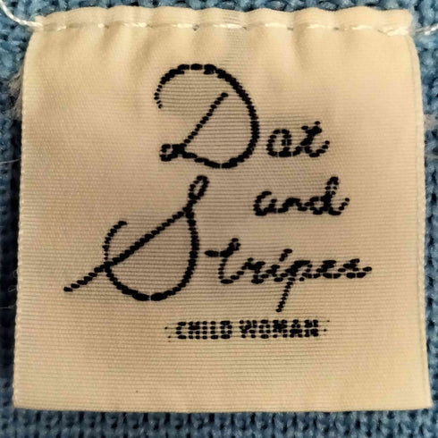 ドットアンドストライプスチャイルドウーマン Dot&Stripes CHILD WOMAN AMOSSA ミラノ リブパフスリーブ カーディガン レディース FREE