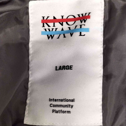 ノーウェーブ KNOW WAVE CWP型 ピグメント加工 フライト ミリタリー ブルゾン メンズ JPN:L