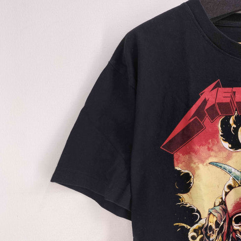 両面プリント バンド S/S Tシャツ メンズ