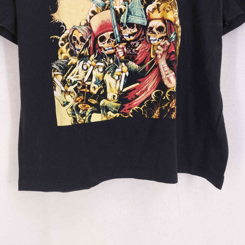 両面プリント バンド S/S Tシャツ メンズ