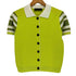 ザラ ZARA レーヨン混 S/S ニット ポロシャツ レディース import:S