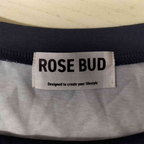 ローズバッド ROSE BUD COLOR BLOCK RAGLAN TEE レディース ONE SIZE