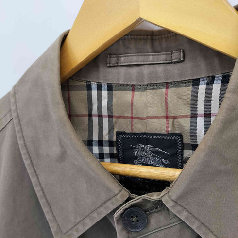 バーバリーズ BURBERRYS CLASSICS 裏ノバチェック マルチポケットステンカラーコート メンズ