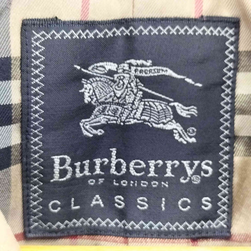 バーバリーズ BURBERRYS CLASSICS 裏ノバチェック マルチポケットステンカラーコート メンズ