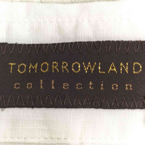 トゥモローランドコレクション TOMORROWLAND collection リネン100% ノースリーブシャツ レディース JPN:38