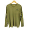 バテンウエア Battenwear USA製 プリント 胸ポケット クルーネック コットン L/S シャツ メンズ import:L