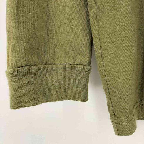 バテンウエア Battenwear USA製 プリント 胸ポケット クルーネック コットン L/S シャツ メンズ import:L