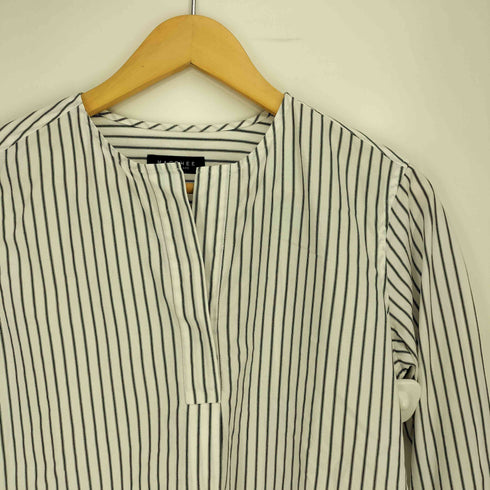 マカフィー MACPHEE ストライプ スキッパーシャツ レディース JPN:40